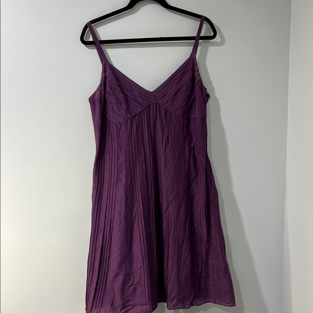 Lauren Ralph Lauren Purple Midi Dress